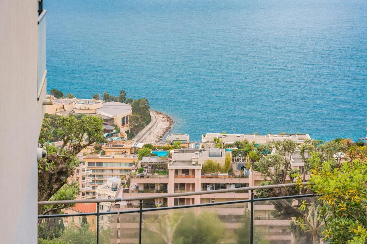 Appartamento Frontiere Monaco, Terrasse Vue Mer, Tour Odeon - Ap Beausoleil Esterno foto